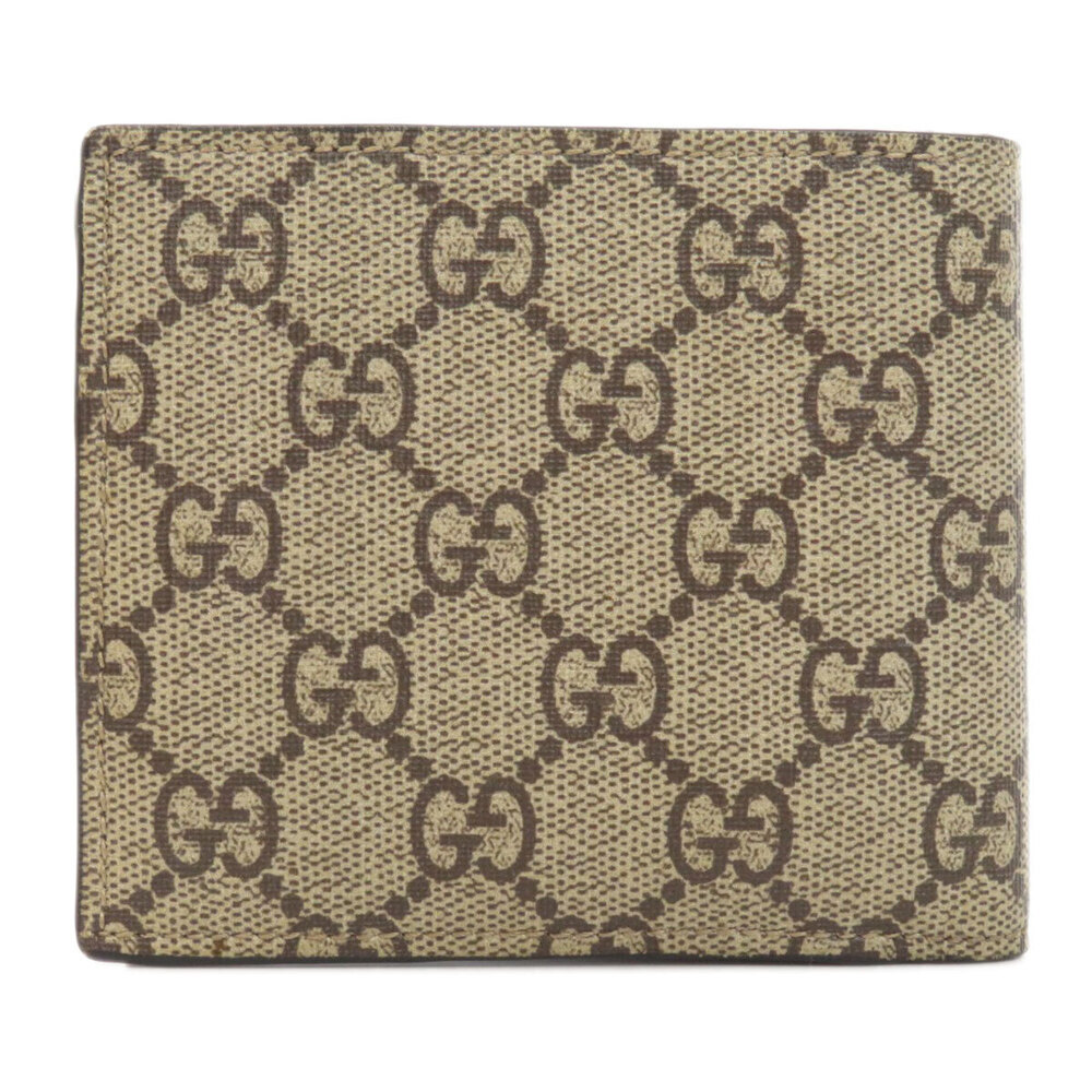 Gucci fold Supreme coin Bee GG Bi Wallet purse Black
